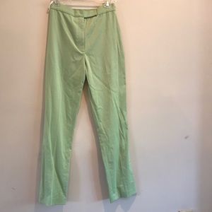 Vintage 1990s Lime Green Pants Size 6. MAG Brand.